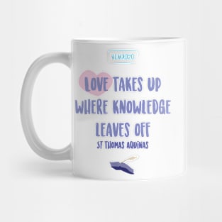 Quote by Saint Thomas of Aquina Mug